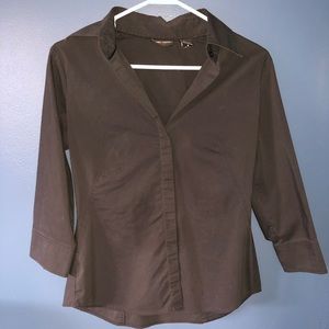 New York & Co black dress shirt